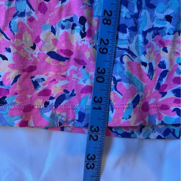Lilly Pulitzer Vibrant Banyan Dress Size Small Coco Coral Bright Pink & Blue - Picture 7 of 7